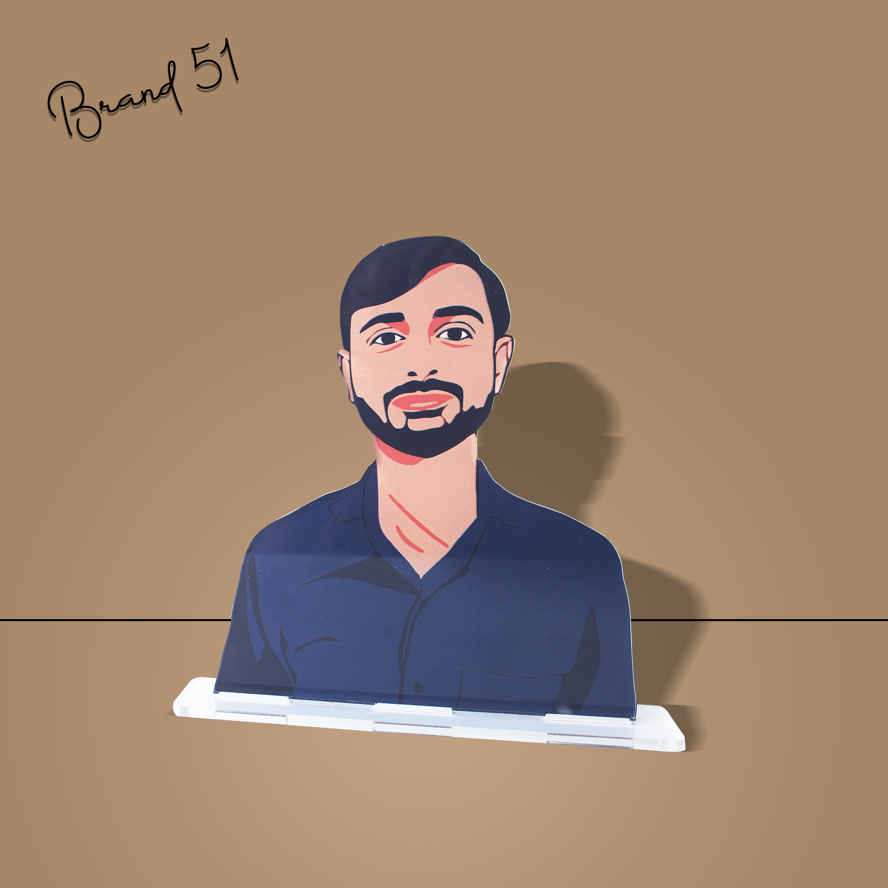 Personalized Acrylic Cutout Caricature – Fun, Stylish & Unique