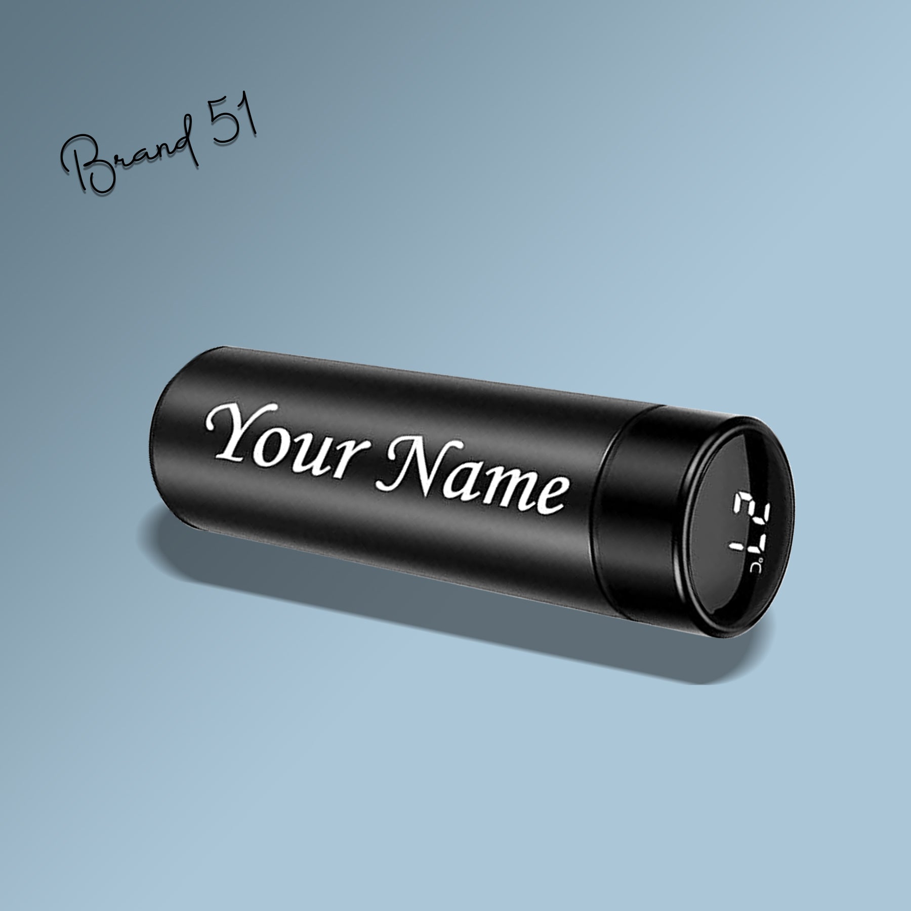 Black Steel Water Bottle (750ml) – The Perfect Corporate Gift & Employee Welcome Kit Essential