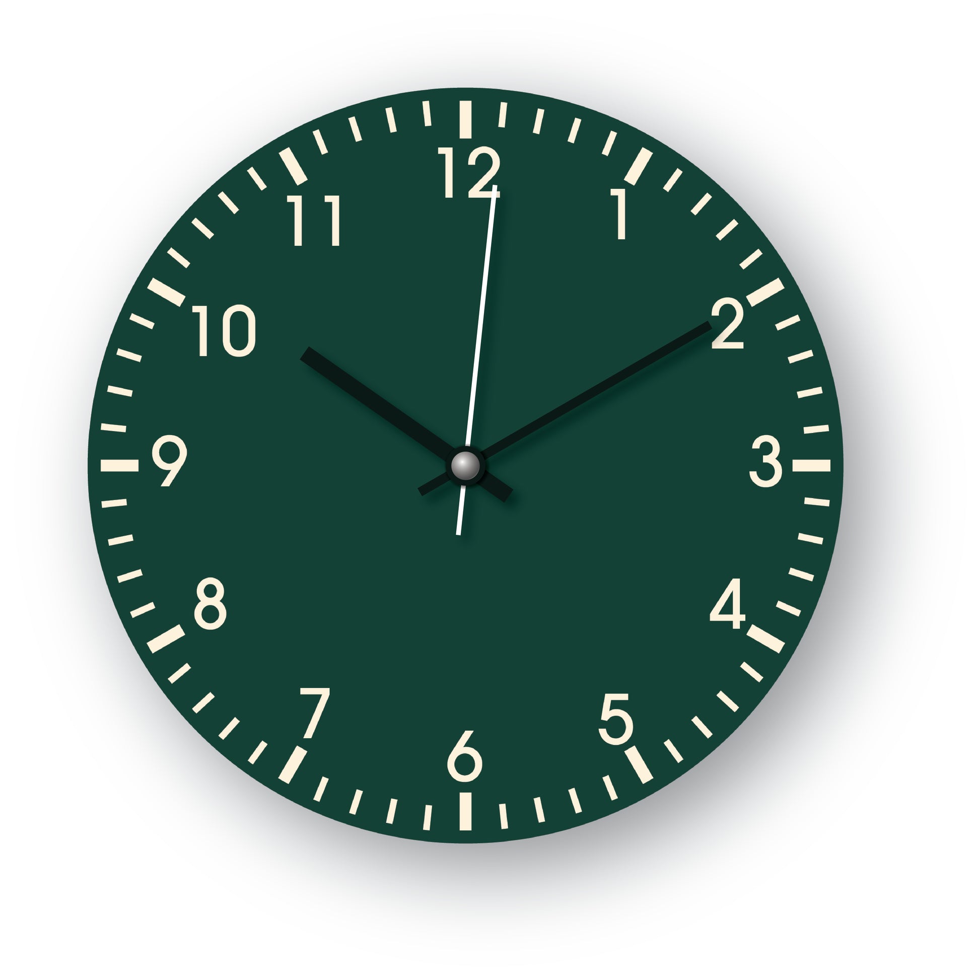 Customised Green color Wall Clock