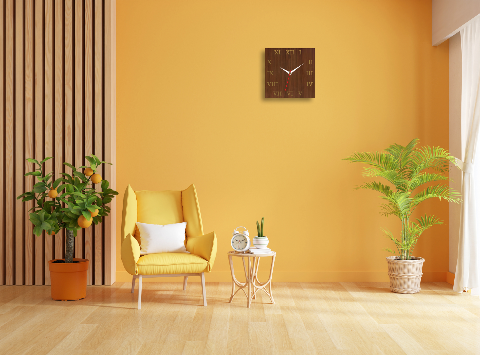 Sqare shape Wall Clock