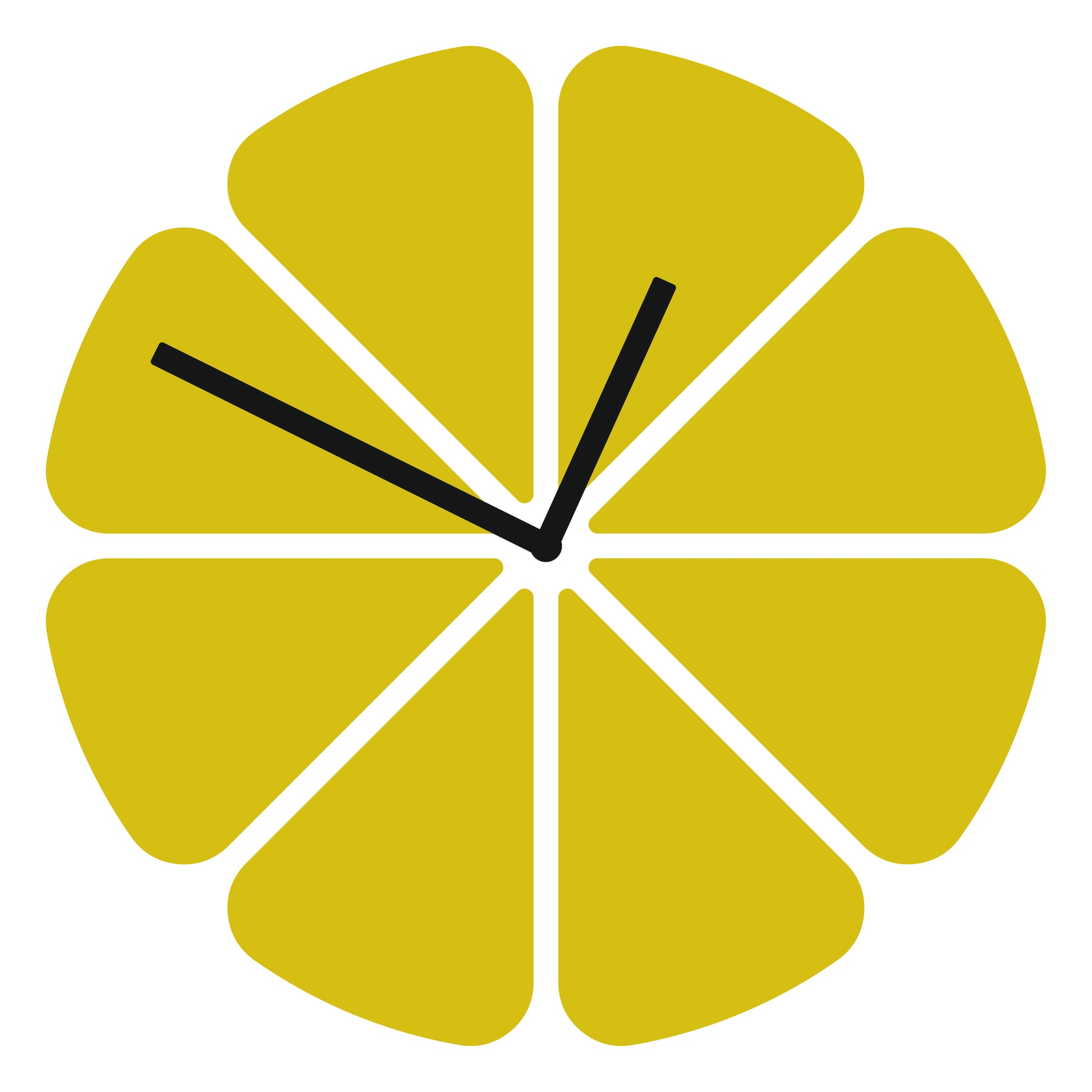 Lemon Slice Wall Clock