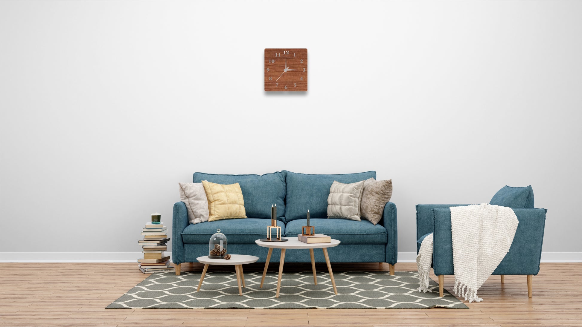 Sqare shape Wall Clock