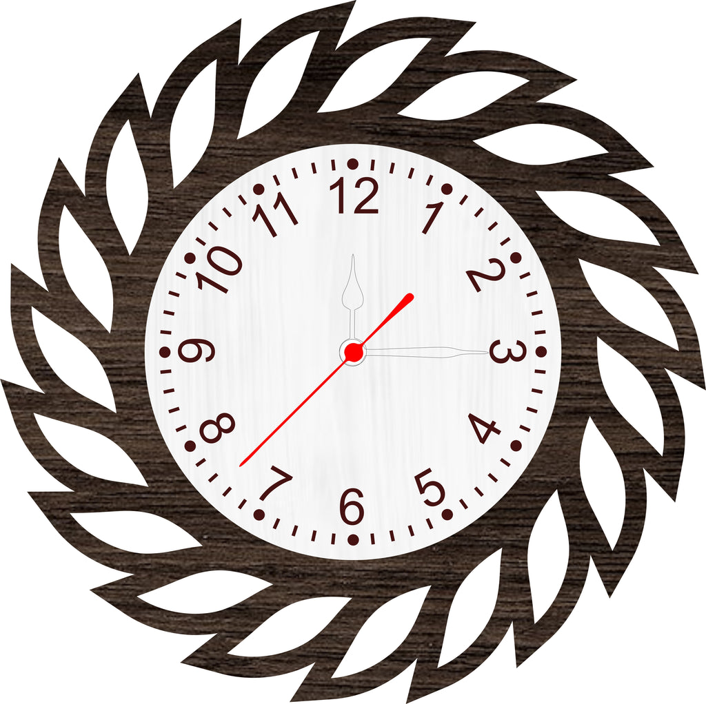 Leafy Style Wall Clock – Nature’s Elegance in Every Tick