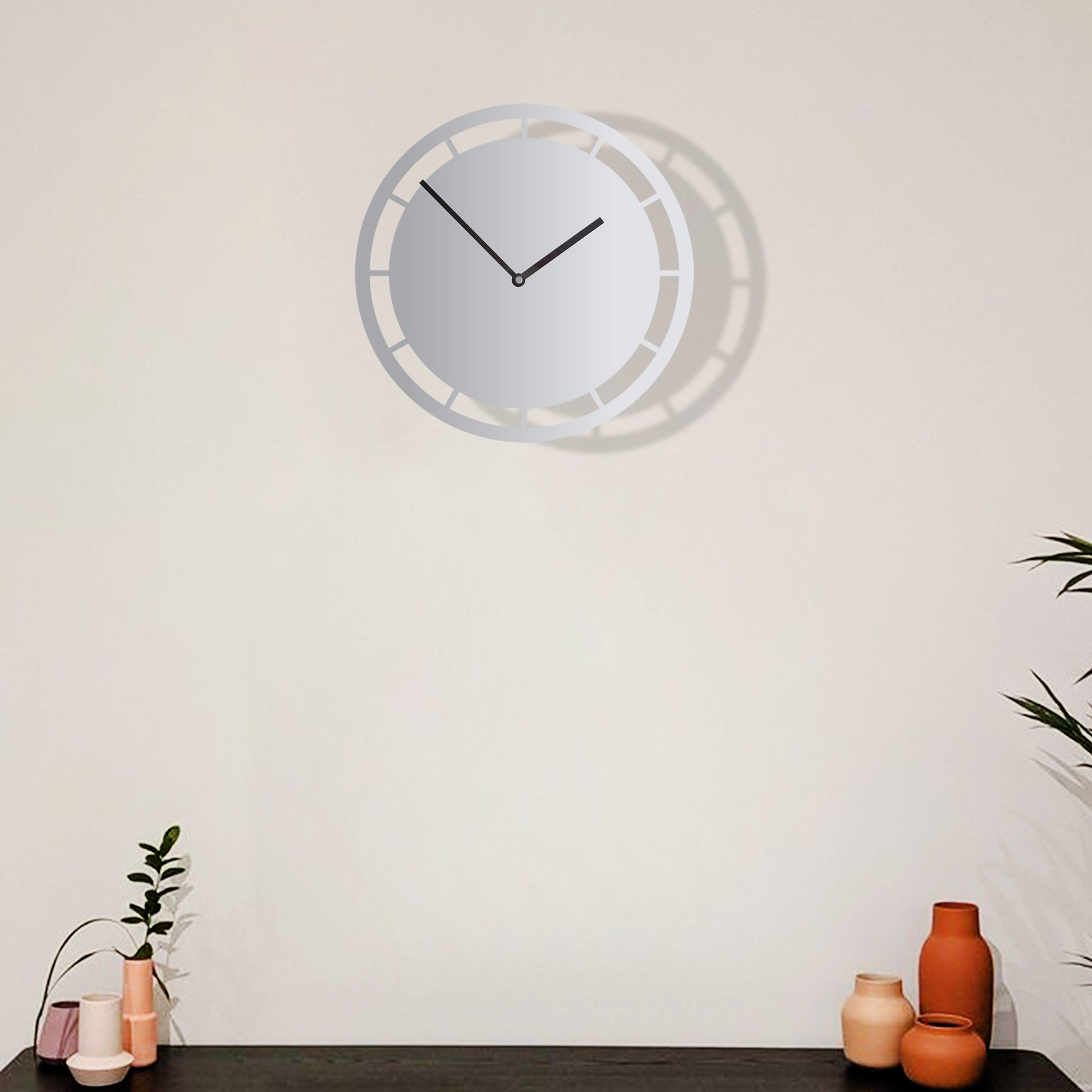 White Acrylic Wall Clock