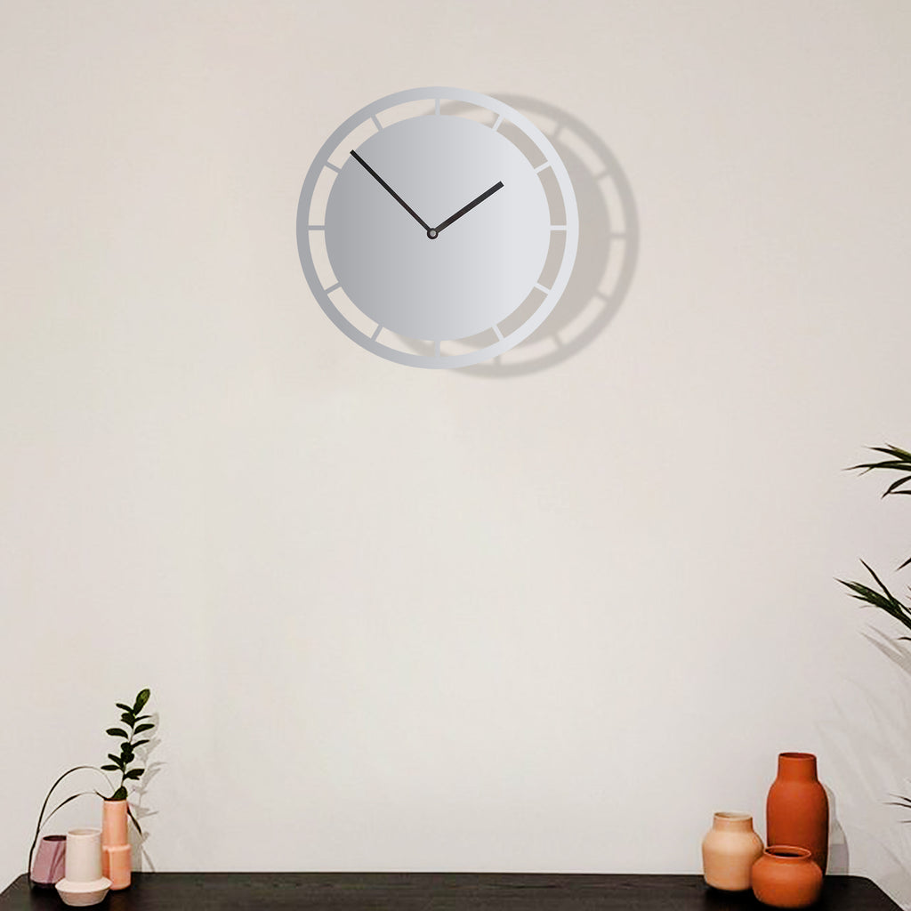 White Acrylic Wall Clock