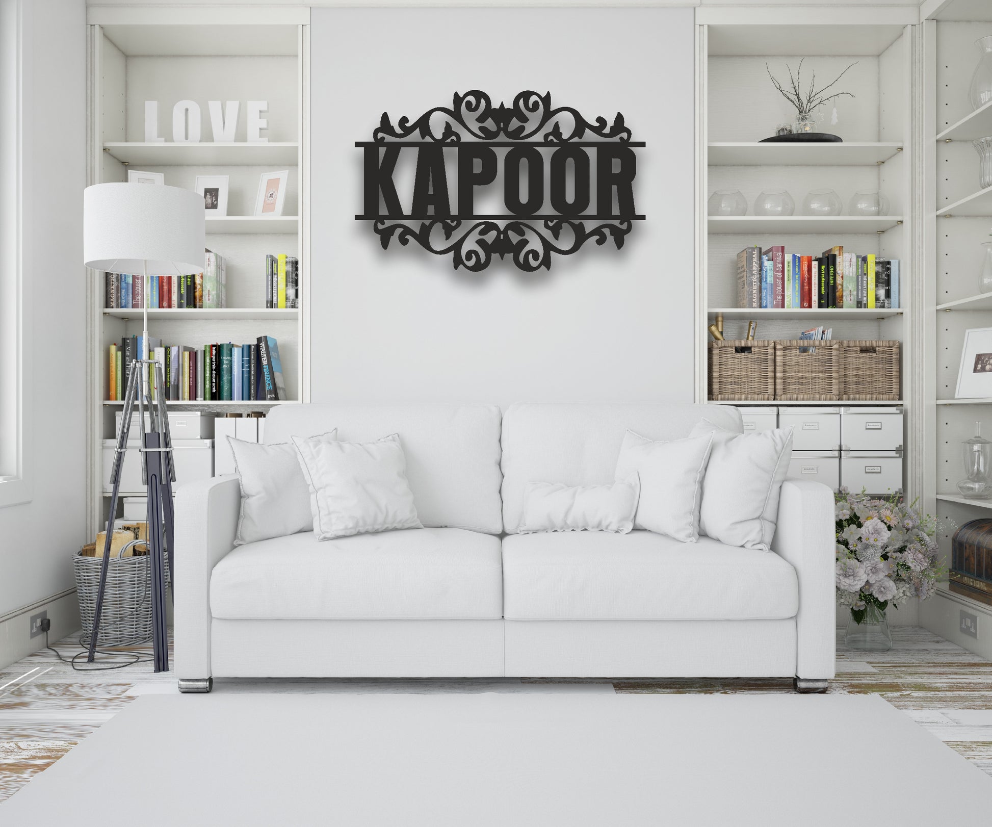 Customized Wooden Name Wall Hanging Board – A Personalized Touch for Your Space.