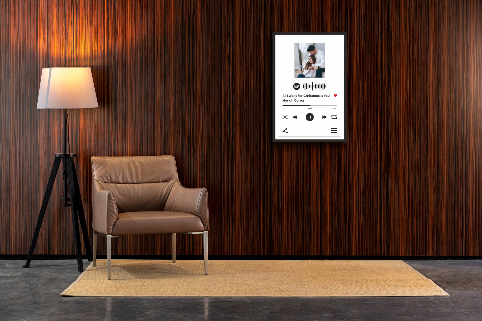Spotify Wall Photo Frame- Favorite Song to Life