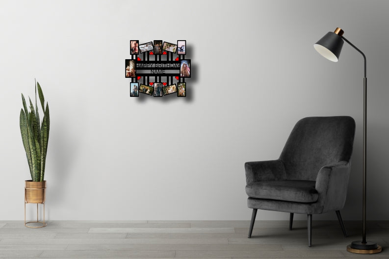 Happy Birthday Wall Photo Frame – A Gift Full of Memories