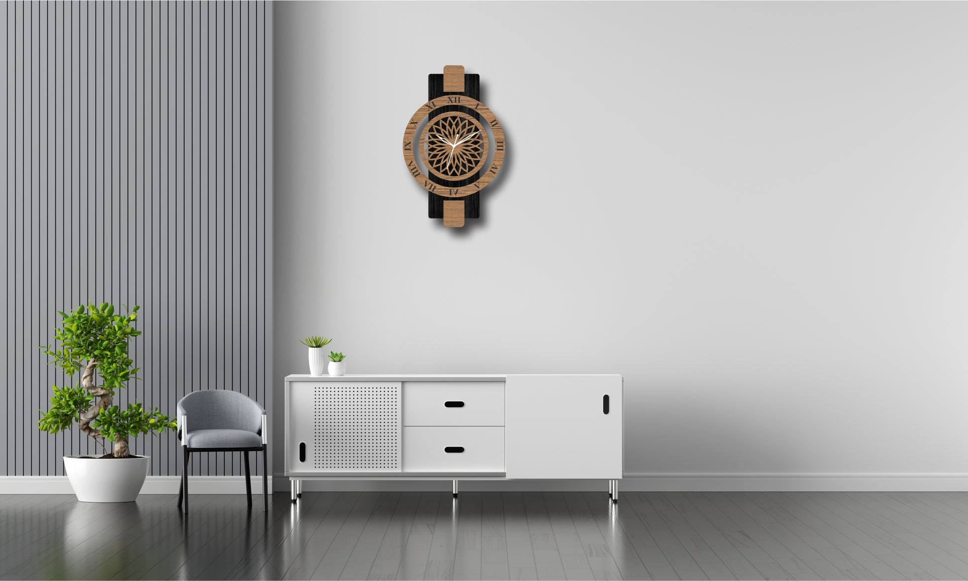 Customised Double Layer  Wall Clock