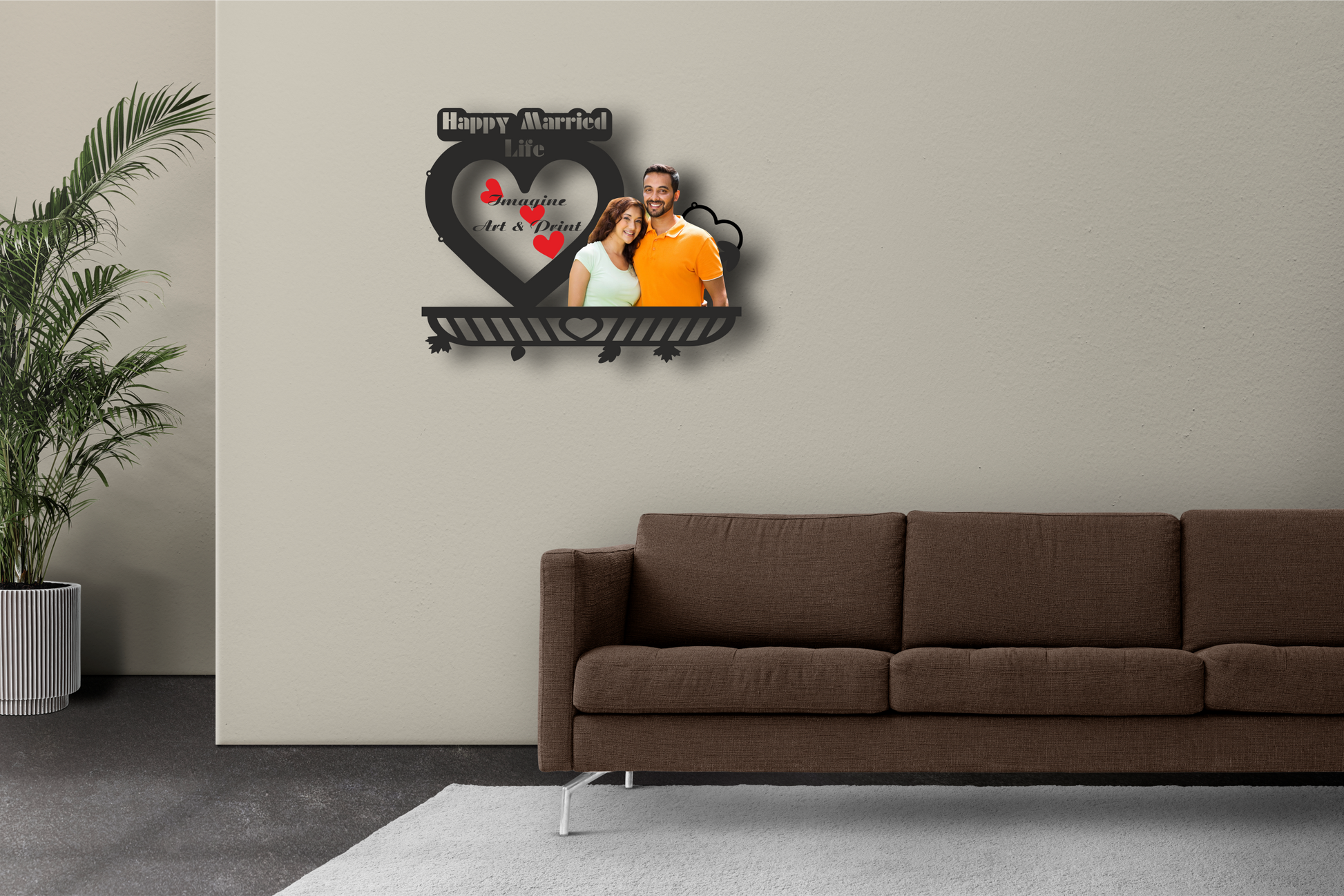 Customised Anniversary Photo frame