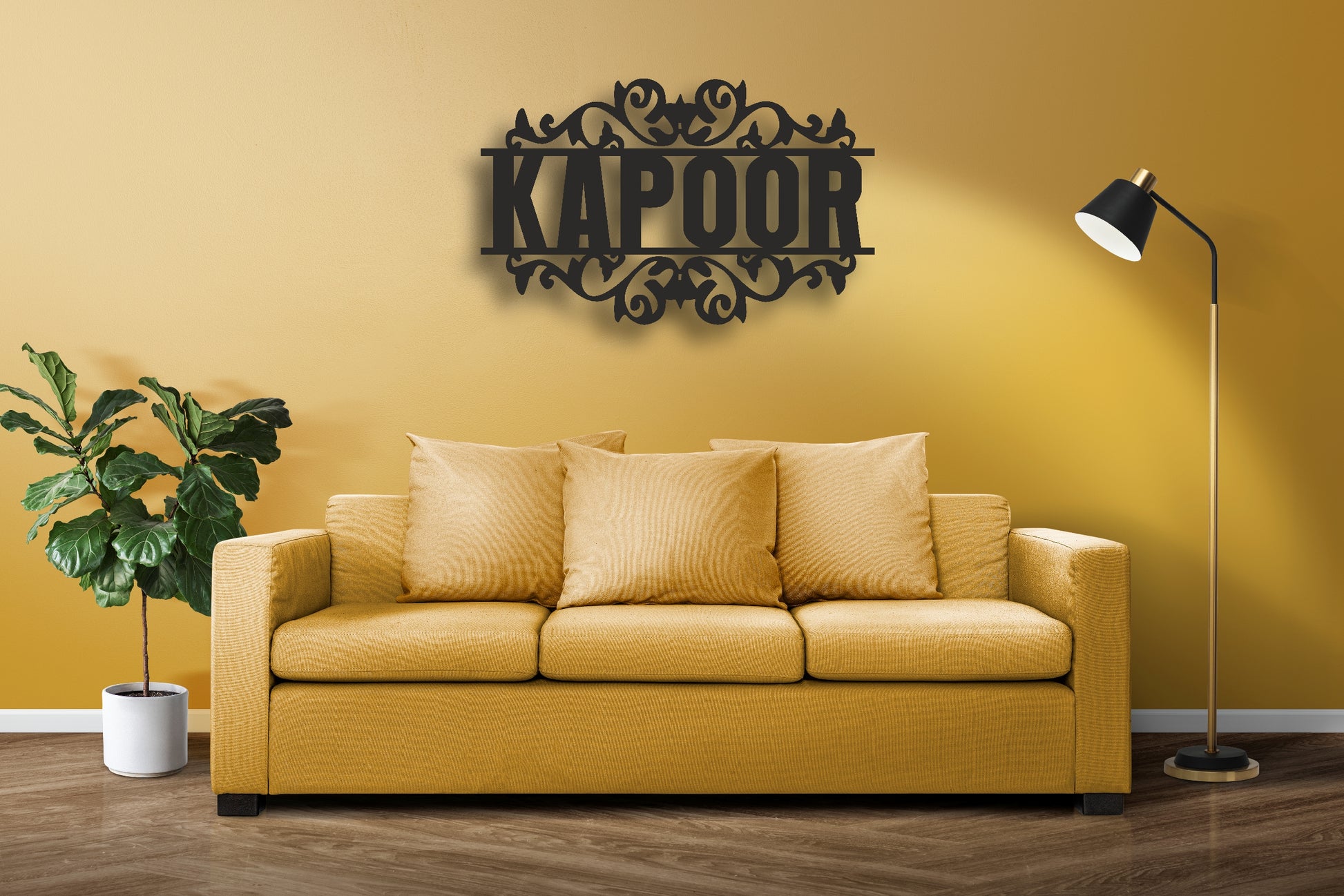 Customized Wooden Name Wall Hanging Board – A Personalized Touch for Your Space.