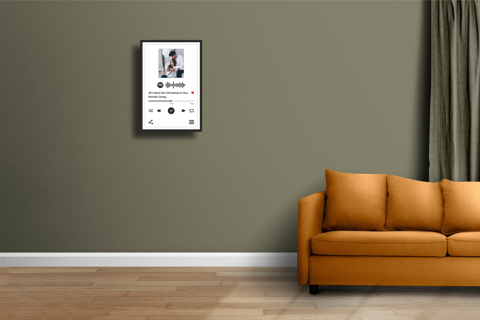 Couple Spotify Wall Photo Frame