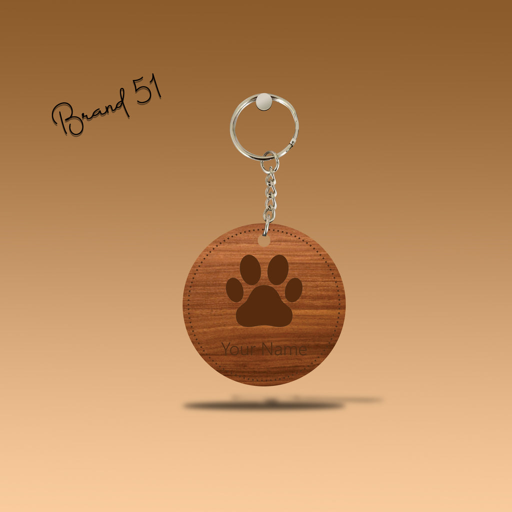 Customized Dog Footprint Keychains – A Paw-some Keepsake