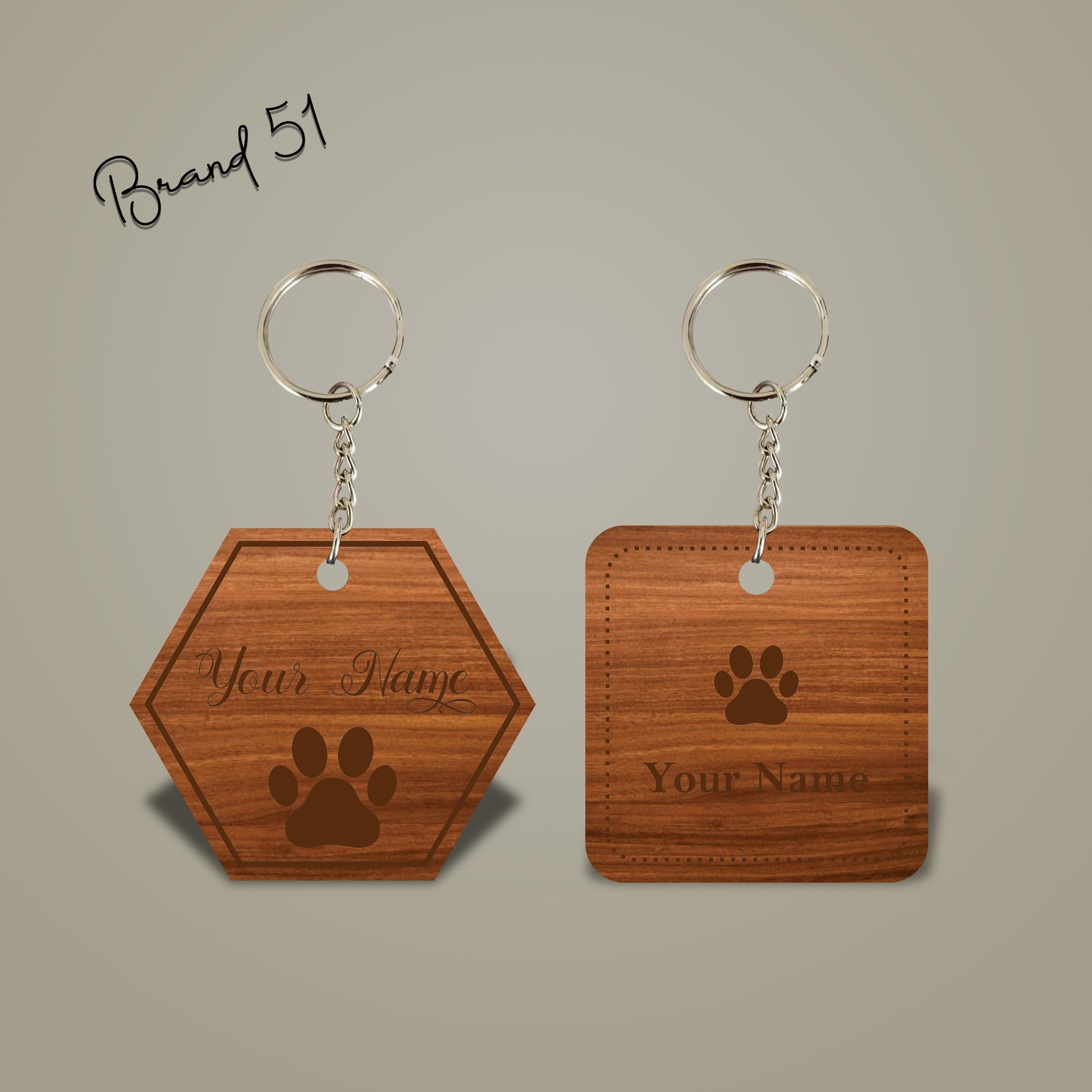 Customized Dog Footprint Keychains – A Paw-some Keepsake