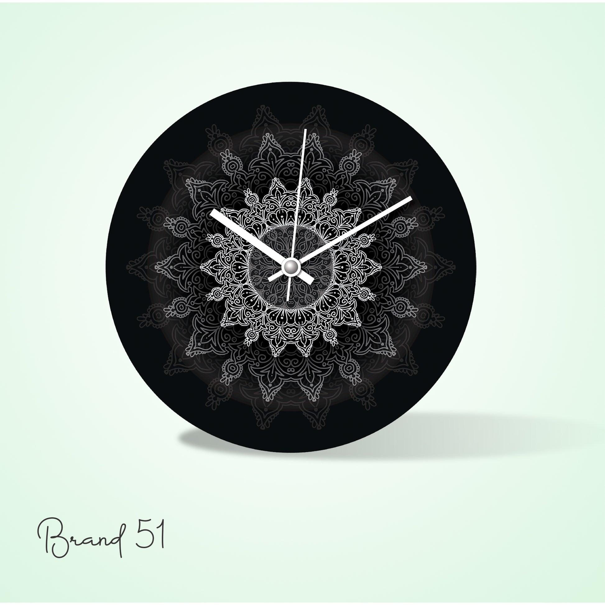 Mandala Design Wall Clock