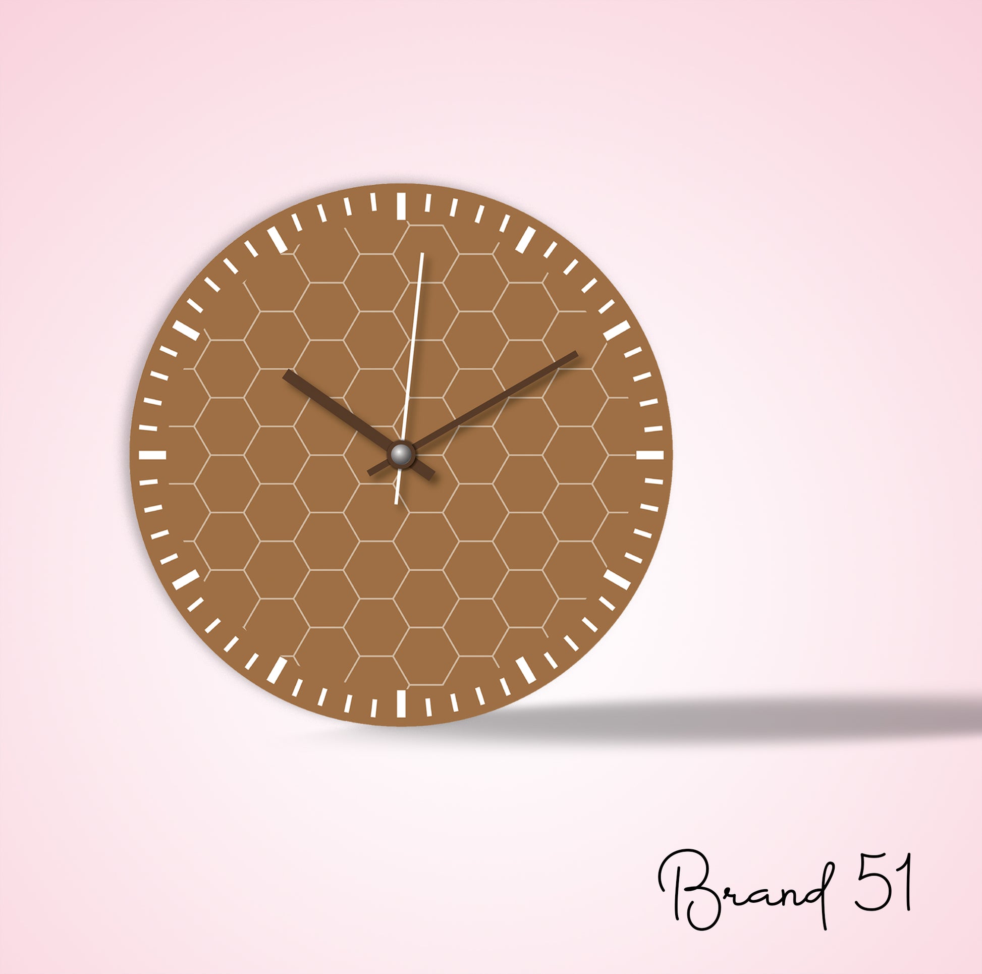 Hexagonal Wall Clock