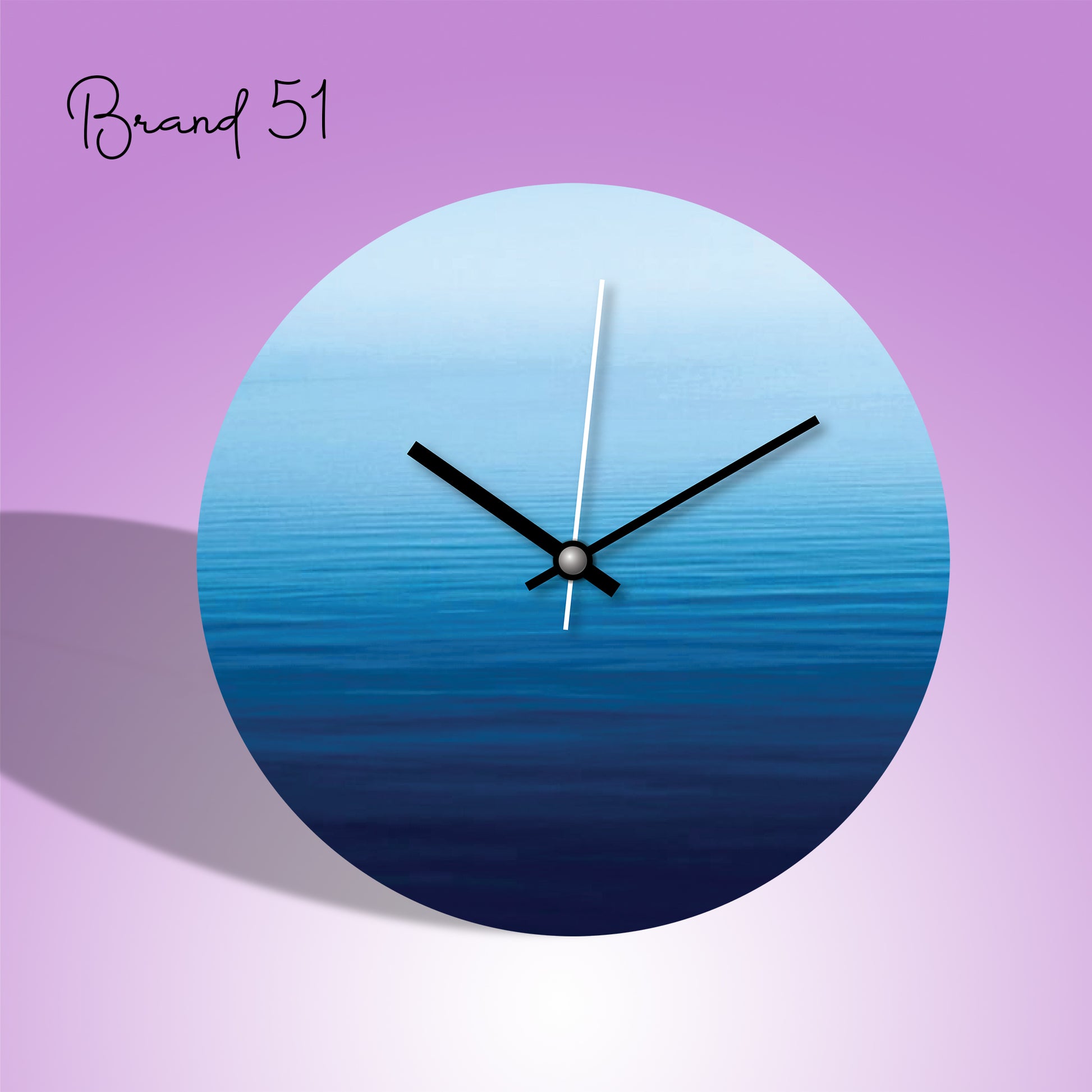 Sea Pattern Wall Clock – Bring Coastal Vibes to Your Walls