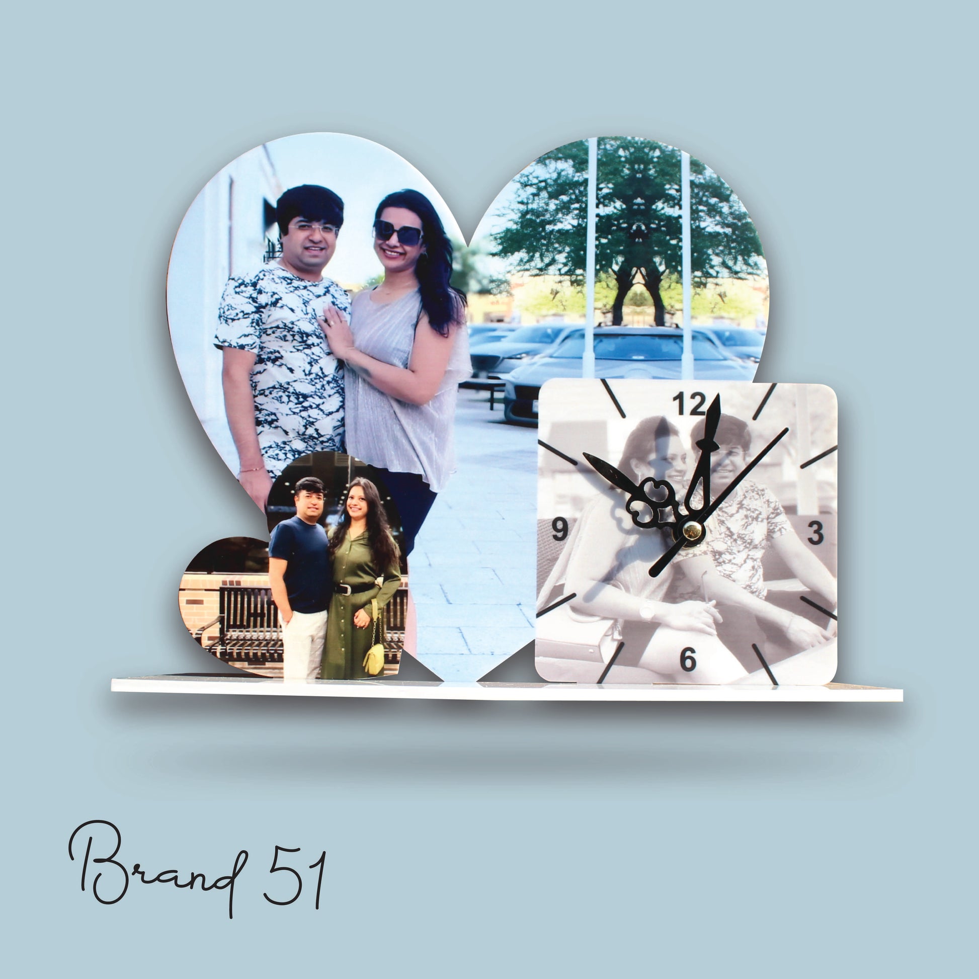 Couple Tabletop Clock – A Timeless Keepsake for Love