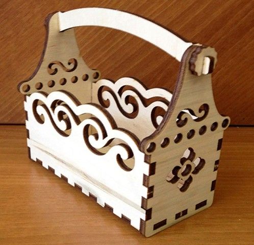 Customized Wooden Basket – Rustic Charm Meets Personal Touch