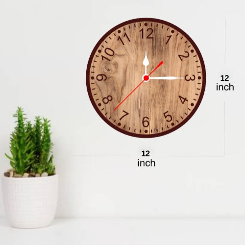 Wooden Wall Clock – Timeless Elegance in Natural Craftsmanship