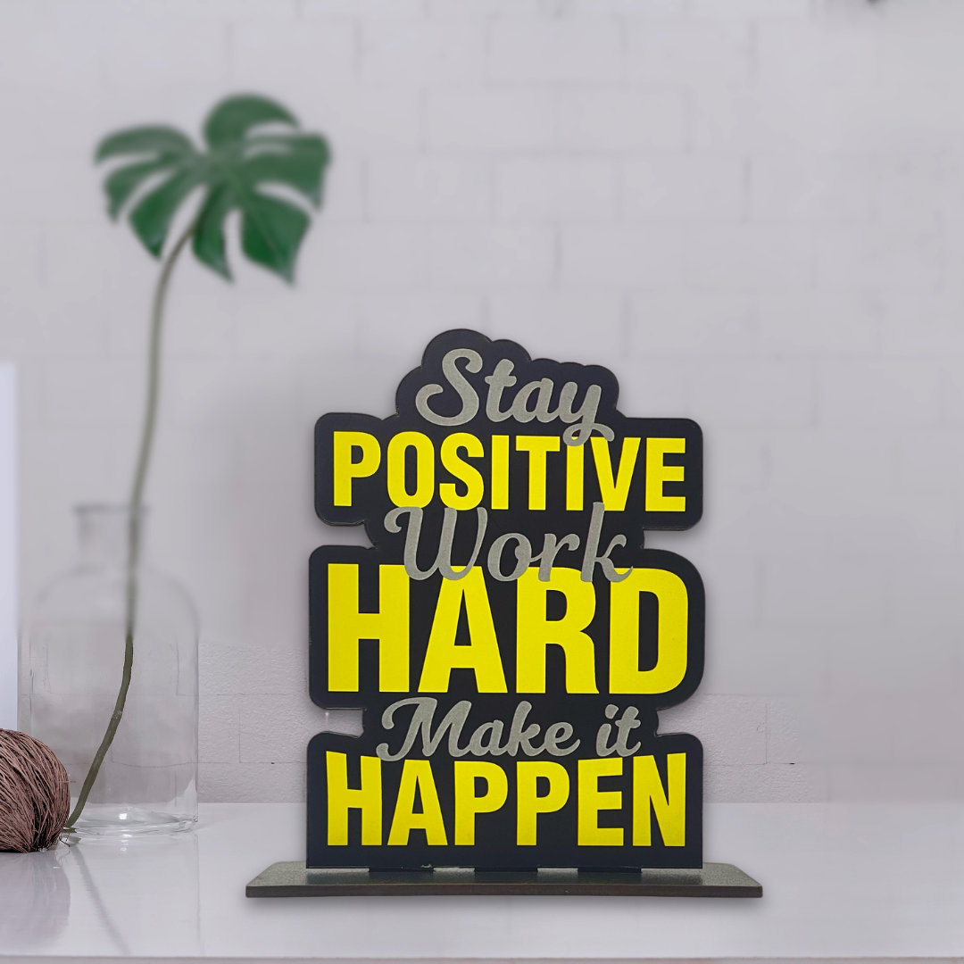 Self-Motivation Tabletop Decor