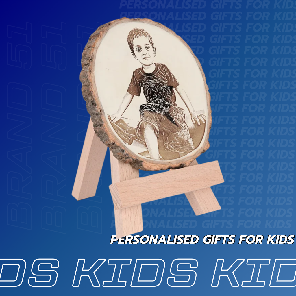 Wooden Engraving Photo for Kids – Personalized Keepsake Gift