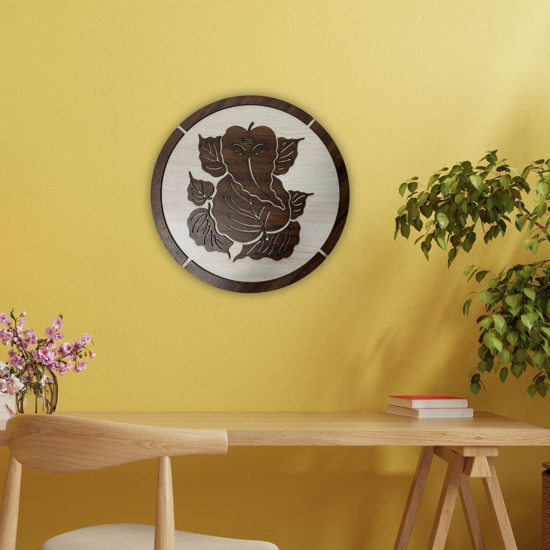 Grace of Ganesha – Elegant MDF Wall Decor for a Peaceful Home