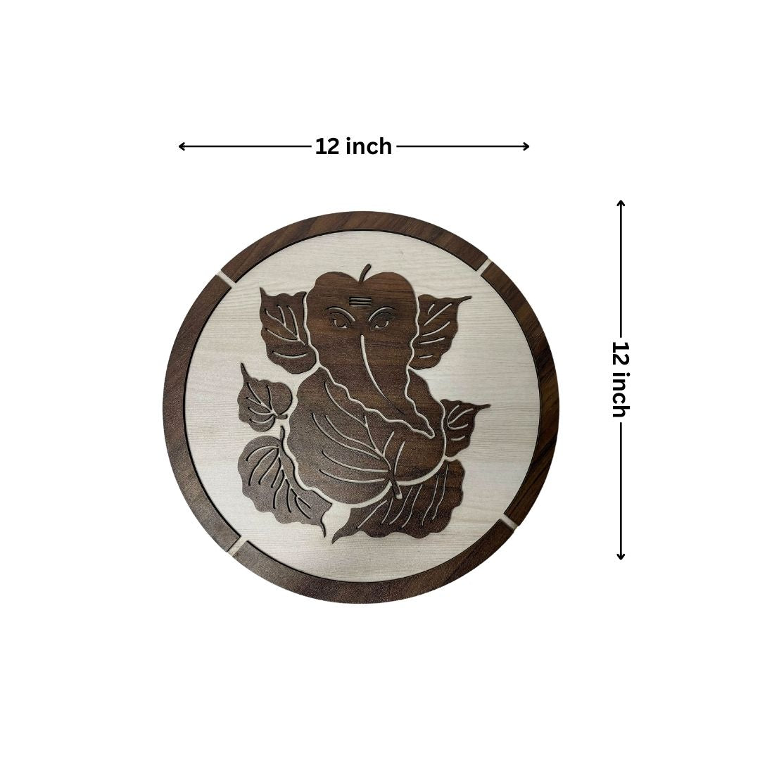 Grace of Ganesha – Elegant MDF Wall Decor for a Peaceful Home