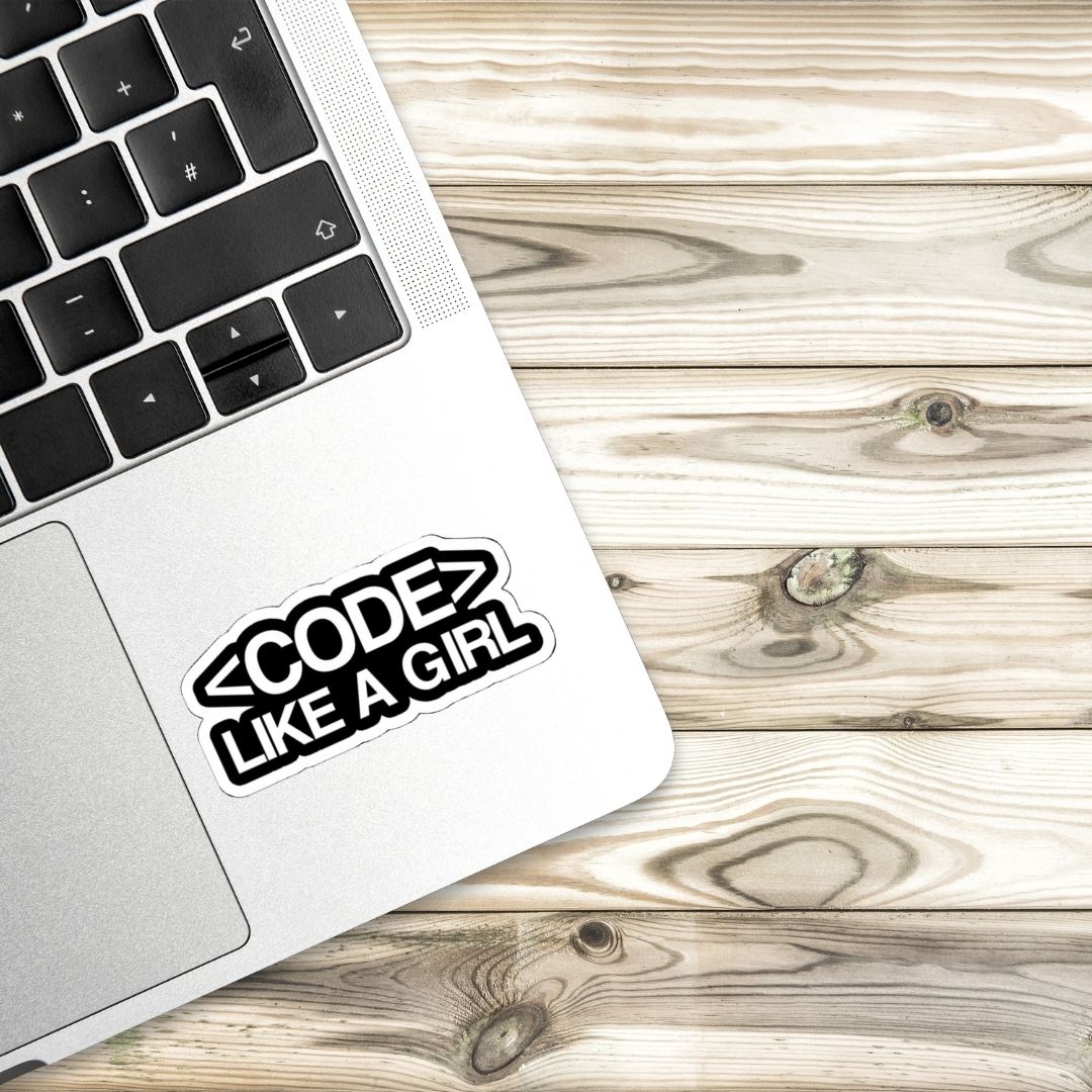 Code Like a Girl - Coders Stickers