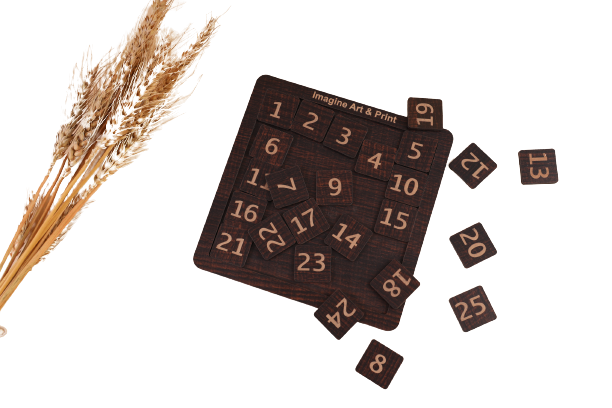 Wooden Alphabet & Number Puzzle Board – Fun & Educational Learning Toy for Kids