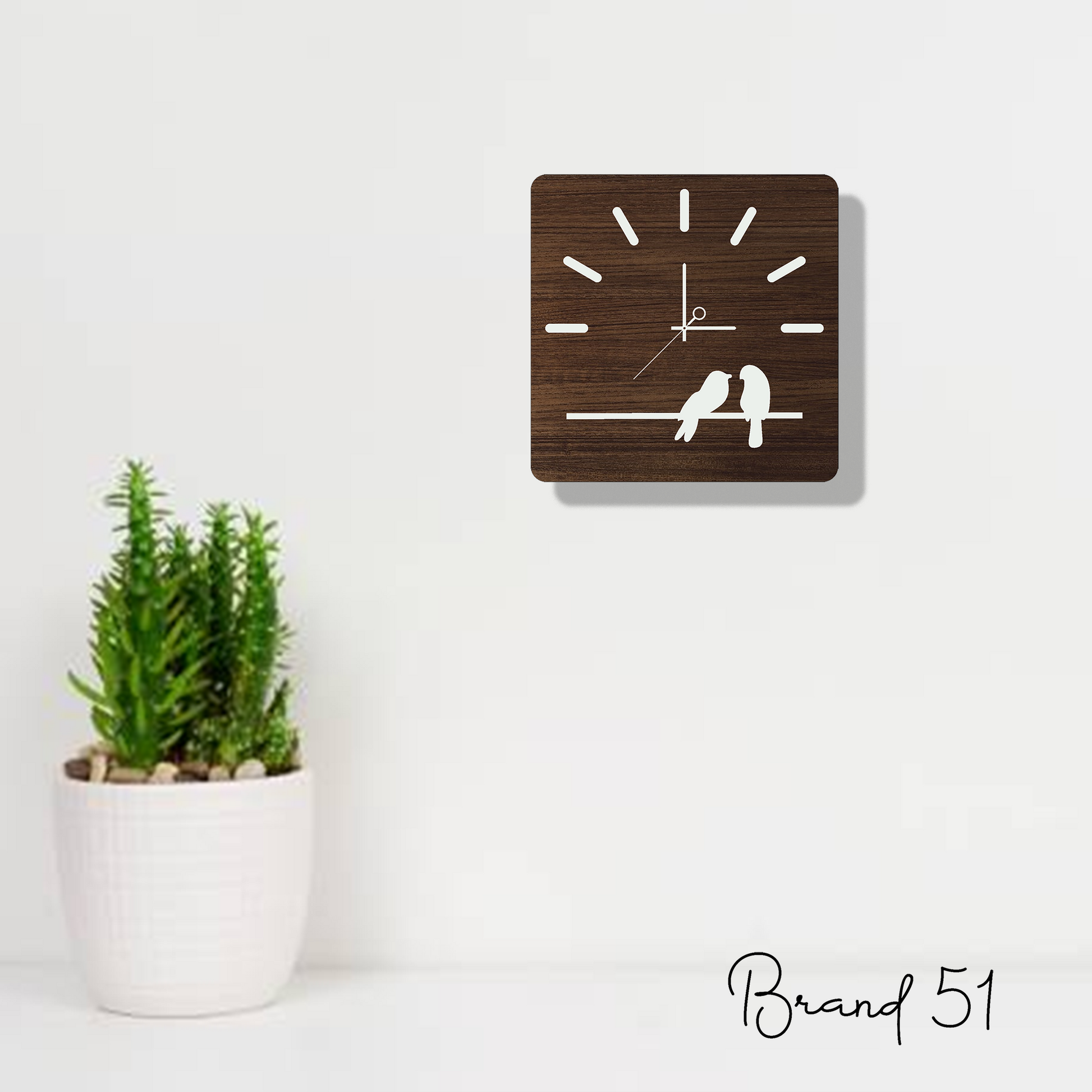 Bird Wooden Wall Clock