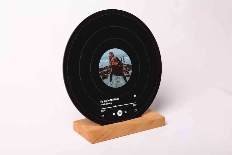 Black Spotify Plaque