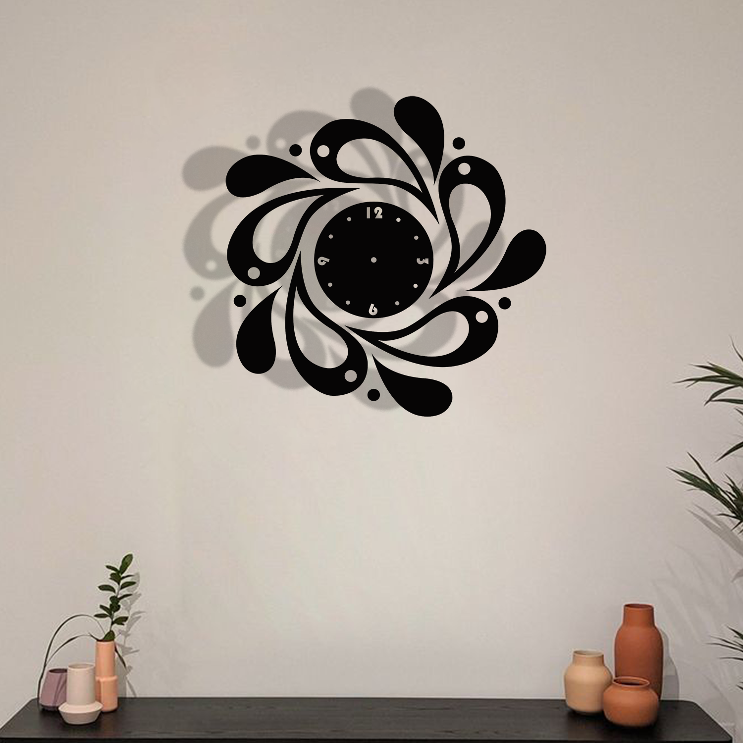 Drop Design Wall Clock