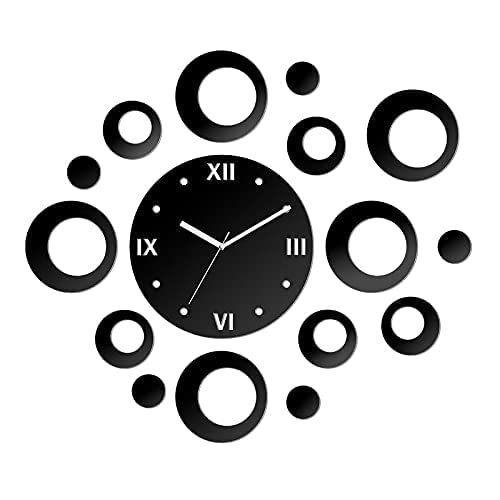 Circle Shapes Wall Clock