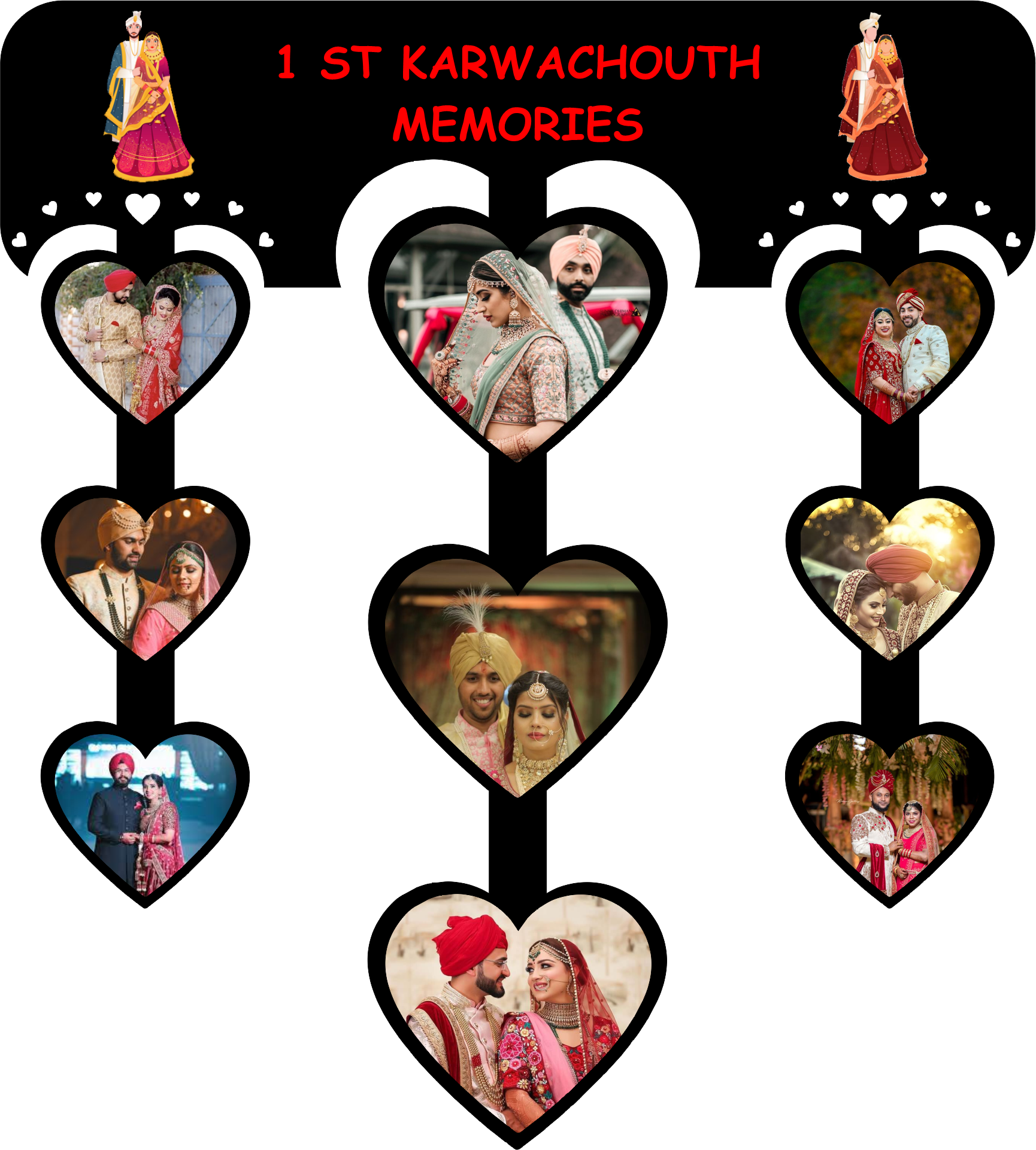 Karwa Chauth Photo Frame with Loved One