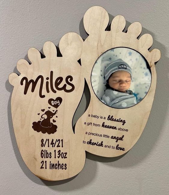 MDF Kids’ Footprints – A Precious Keepsake