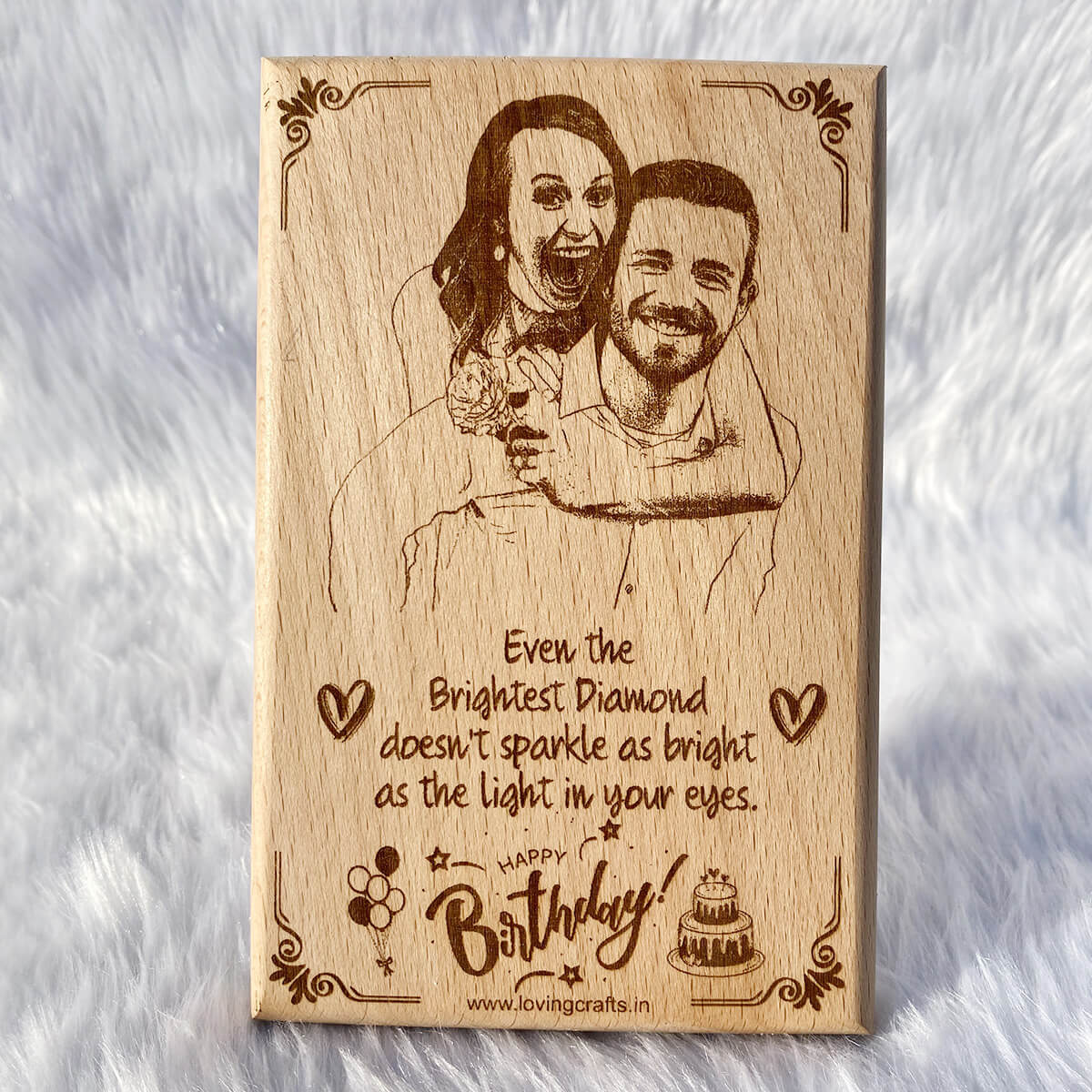 Personalized Photo Engraving Gift for Birthday – A Unique & Memorable Surprise