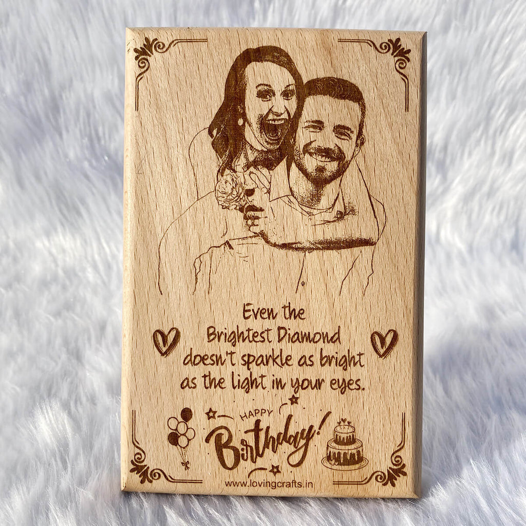 Personalized Photo Engraving Gift for Birthday – A Unique & Memorable Surprise
