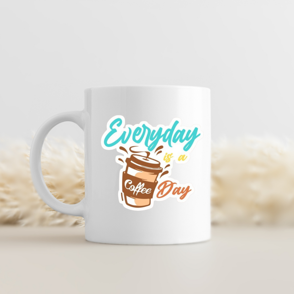 Everyday Coffee DTF Sticker- Daily Brew Lovers