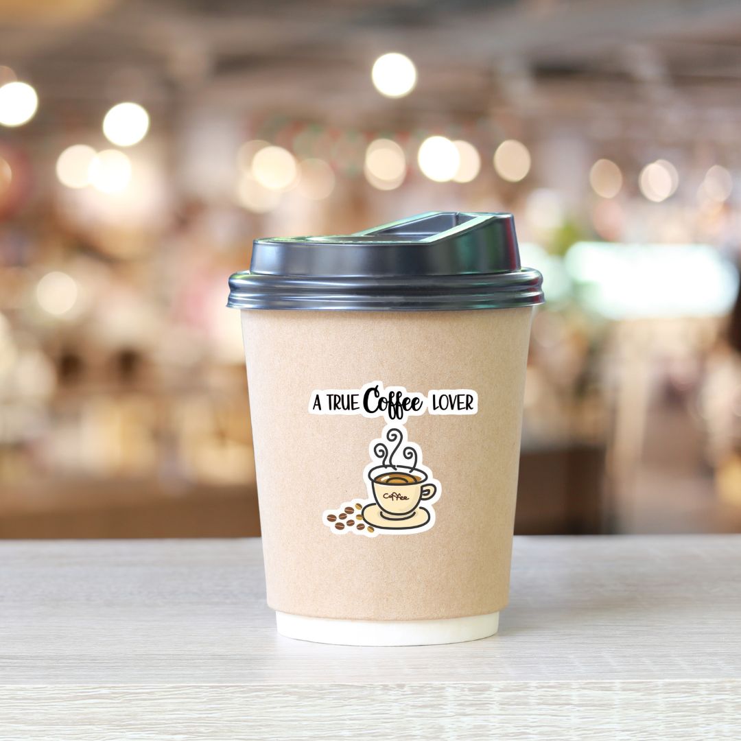 Your Day with a Coffee - DTF Sticker