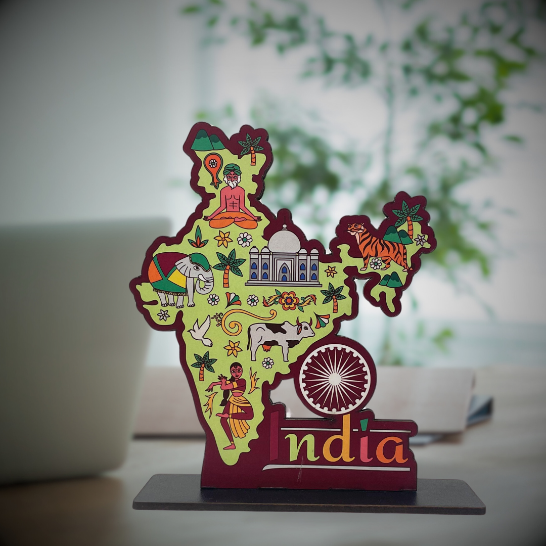 Incredible India – Pride & Purpose Tabletop Quote Decor