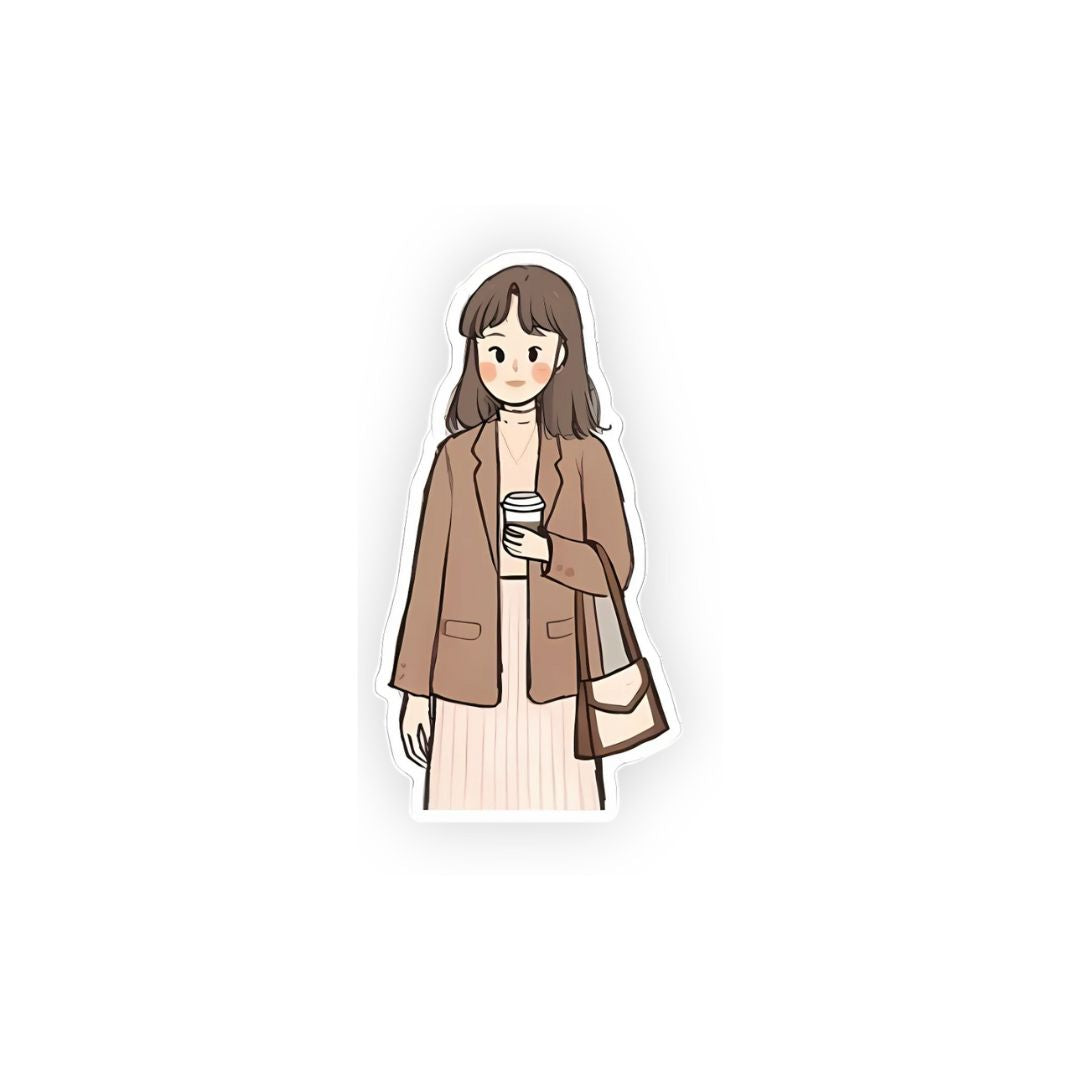 Girls Illustration - DTF Sticker