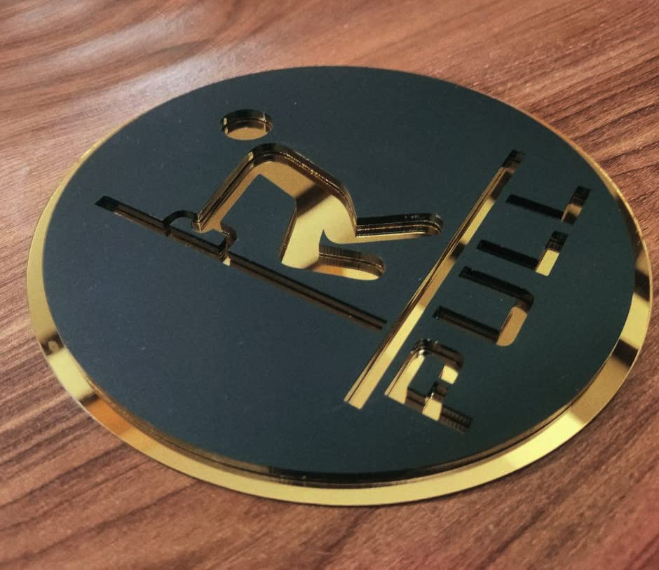 Push & Pull Metal Sign Board – Durable & Stylish Door Signs