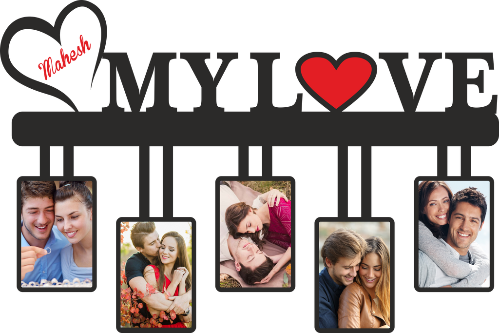 Romantic Couple Photo Frame