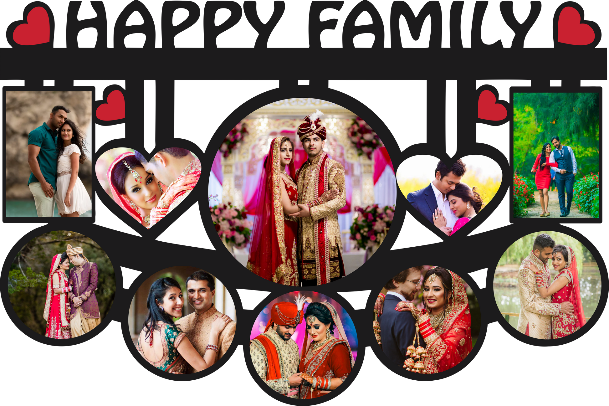 Happy Family Photo Frame