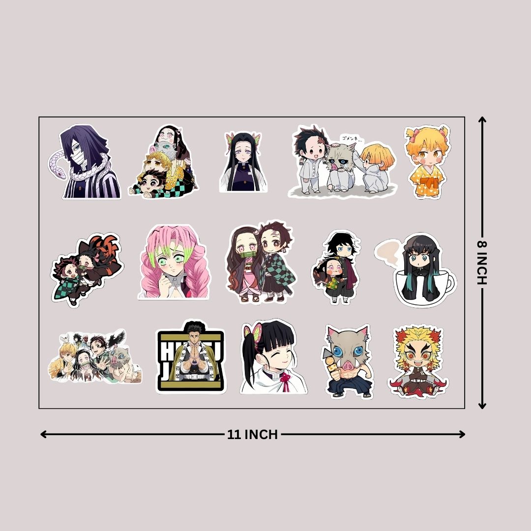 Anime DTF Stickers