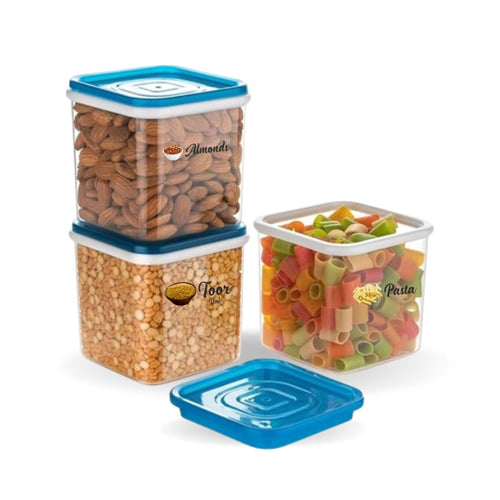3D Waterproof Kitchen Jar Label Stickers (60 Stickers)