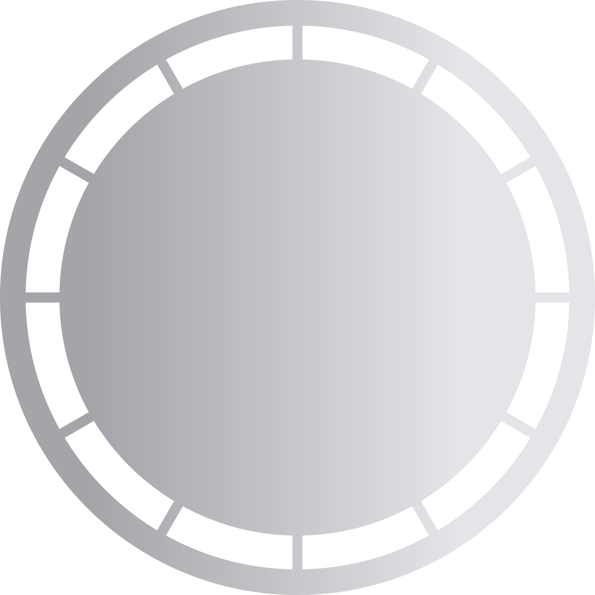 White Acrylic Wall Clock