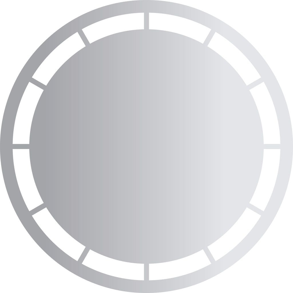 White Acrylic Wall Clock