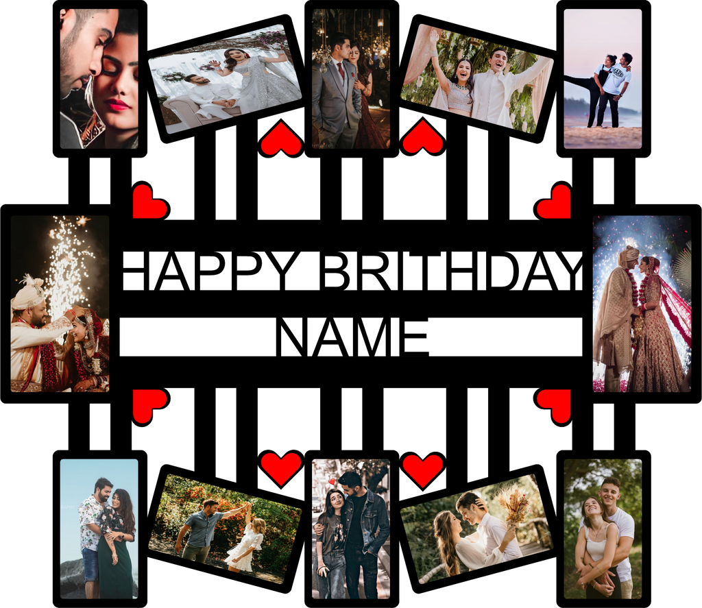 Happy Birthday Wall Photo Frame – A Gift Full of Memories